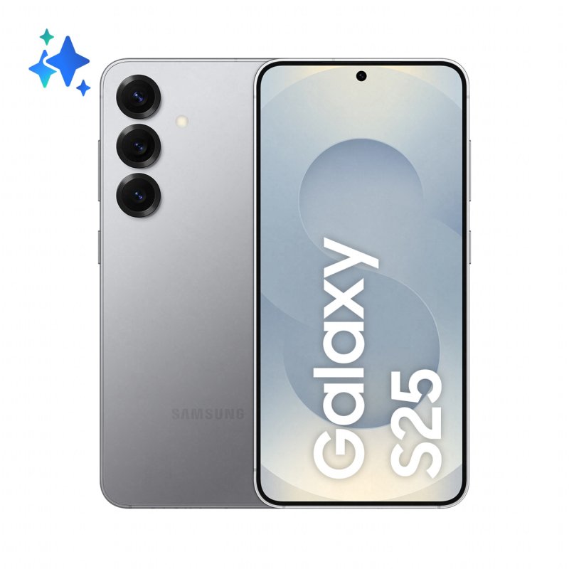 Samsung Galaxy S25 15,8 cm (6.2") Double SIM Android 15 5G USB Type-C 12 Go 128 Go 4000 mAh Argent
