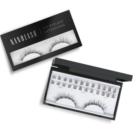 Nanolash DIY Eyelash Extensions Cluster Lashes 36 Pieces - Classy Individual False Lashes for Home Extensions