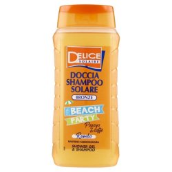 DELICE SOLAIRE Bronze Beach Party Rumba Solar Shampoo 300ml Papaya and Coffee