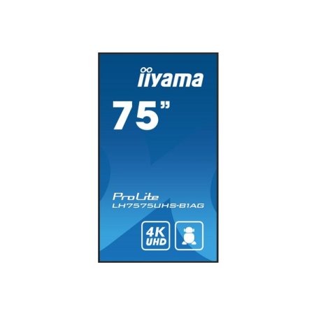 75IN DALLE IPS 4K UHD 3840X2160 8MS 24/7 500CD/M2 1200: 1 3XHDM