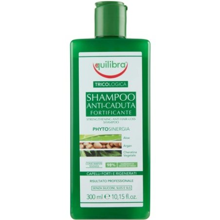 Equilibra Fortifying Anti-Hair Loss Shampoo with Aloe, Argan, Keratin 300ml