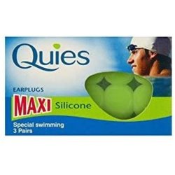 Quies Maxi Silicone Earplugs Pack of 3