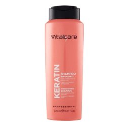 VitalCare Keratin Oil Shampoo with Keratin and Protein for Brittle and Stressed Hair 500ml