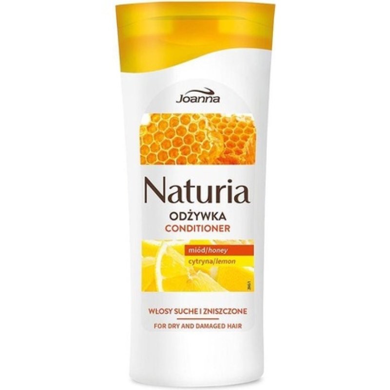 Joanna - Naturia Conditioner For Dry And Damaged Hair Honey And Lemon 200g