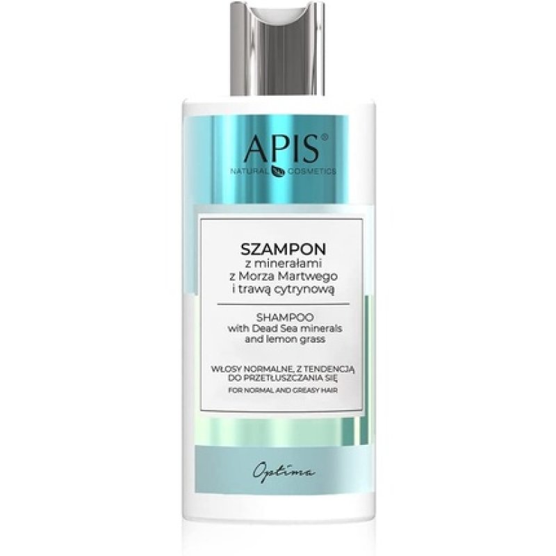 Apis Optima Shampoo With Dead Sea Minerals And Lemon Grass 300ml