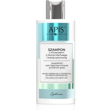 Apis Optima Shampoo With Dead Sea Minerals And Lemon Grass 300ml