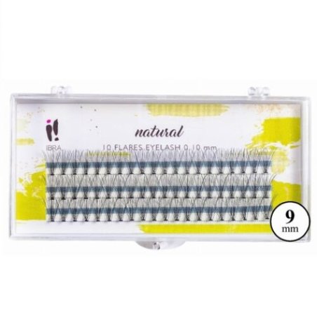 IBRA Artificial Eyelashes 0.10 C- 9mm (P1)