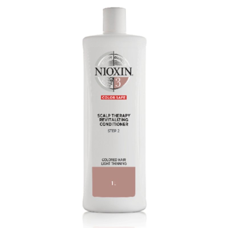 Nioxin 3-Part System 2 Natural Hair with Progressed Thinning Hair Treatment Scalp Therapy Hair Thickening Treatment