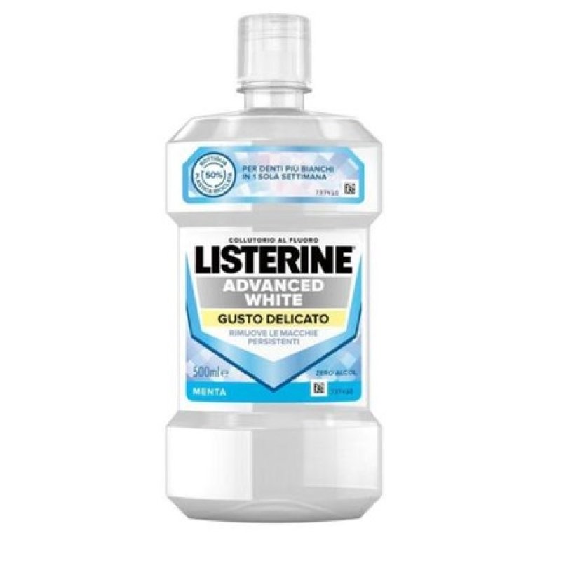 Listerine Advanced White Sensitive Mouthwash 500ml