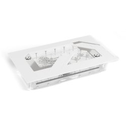 Alphacool Apex Distroplate Dark Base Pro 901 White mit A