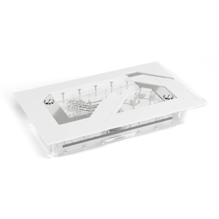 Alphacool Apex Distroplate Dark Base Pro 901 White mit A