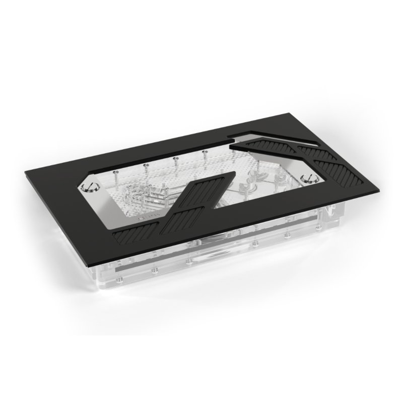 Alphacool Apex Distroplate Dark Base Pro 901 Black mit A