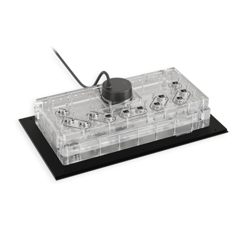 Alphacool Apex Distroplate Dark Base Pro 901 Black mit A