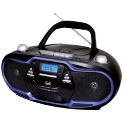 RADIO CASSETTE TREVI CMP 574 USB PORTAB. RADIO REC. CD PLAYER USB BLUE