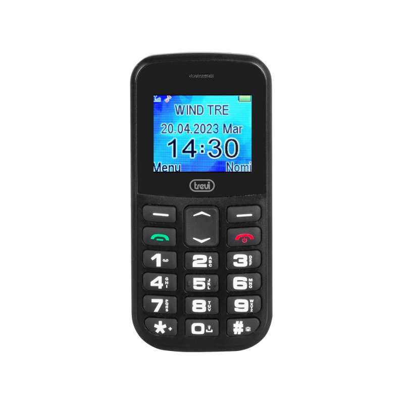 Trevi Max 20 4,5 cm (1.77") 160 g Noir Téléphone pour seniors