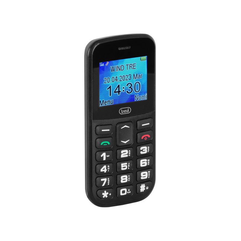 Trevi Max 20 4.5 cm (1.77") 160 g Black Senior phone
