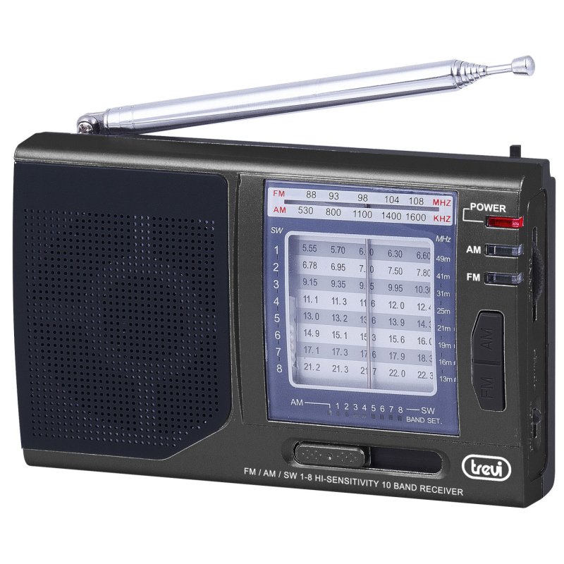 RADIO TREVI MB 728 PORTABLE MULTIBAND RADIO ESTILO RETRO BLACK