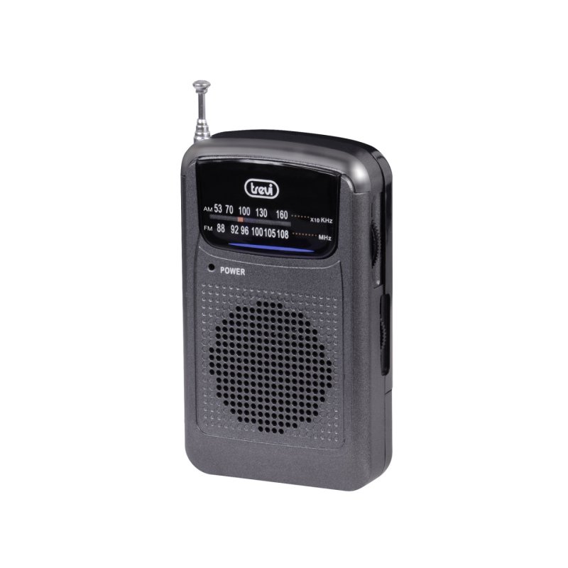 RADIO TREVI BOLSILLO RA 710 GMG MINI PORTABLE AM/FM RADIO METAL GUN