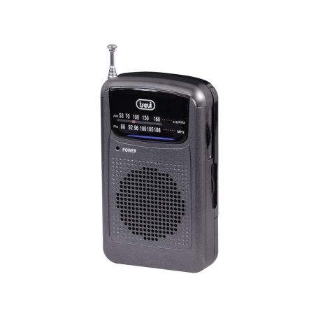 RADIO TREVI BOLSILLO RA 710 GMG MINI PORTABLE AM/FM RADIO METAL GUN