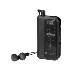 RADIO TREVI BOLSILLO RA 738 FM MINI PORTABLE FM RADIO BLACK