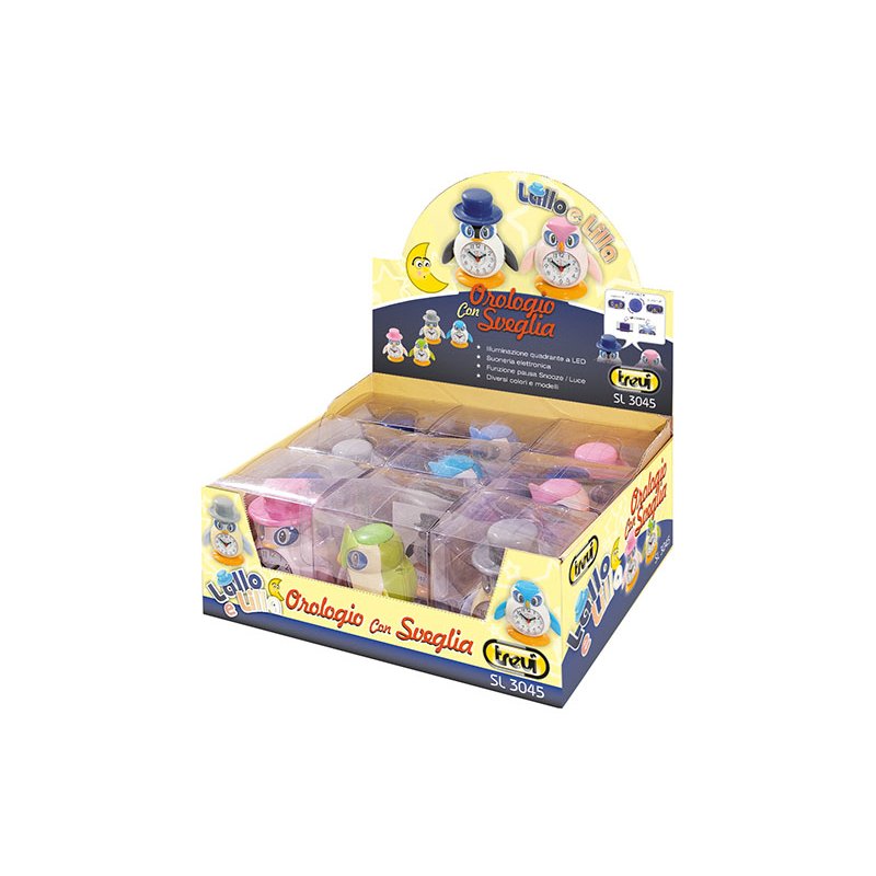 Trevi SL 3045 Réveil à quartz Multicolore