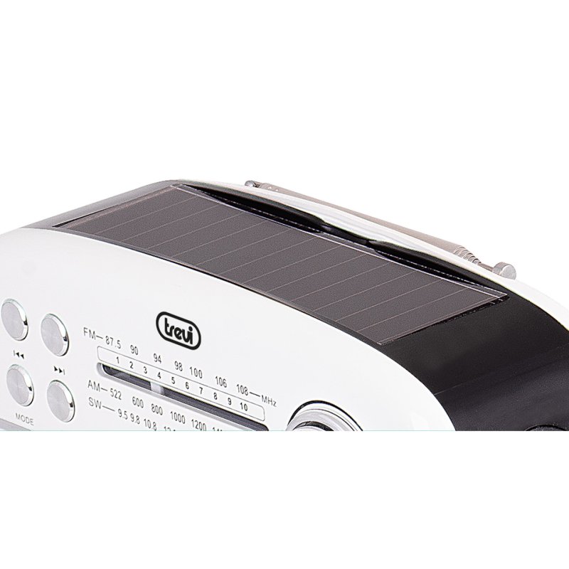 RADIO TREVI RA 7F50 BT PORTABLE RADIO CARGA SOLAR AW SD TIF. WHITE