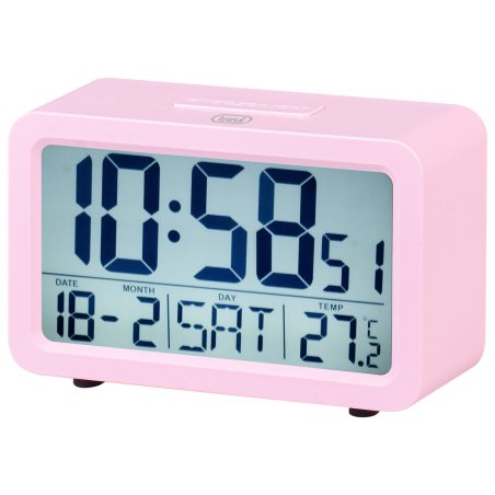 RELOJ DESPERTADOR TREVI SLD 3P60 DIGITAL ALARM CLOCK PINK