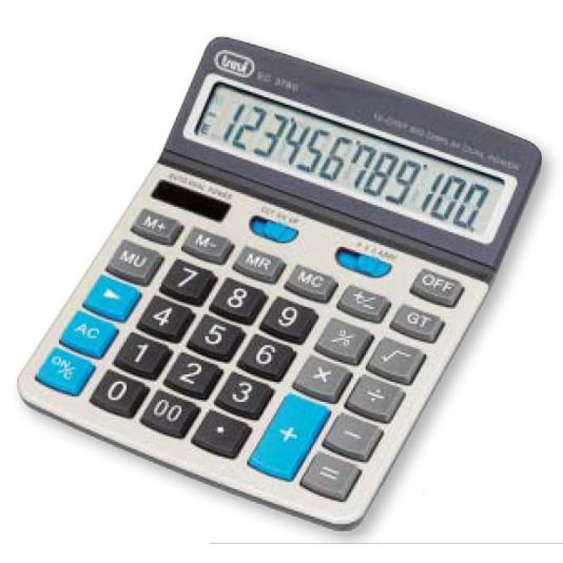 Trevi EC 3780 calculator Desktop Basic Grey