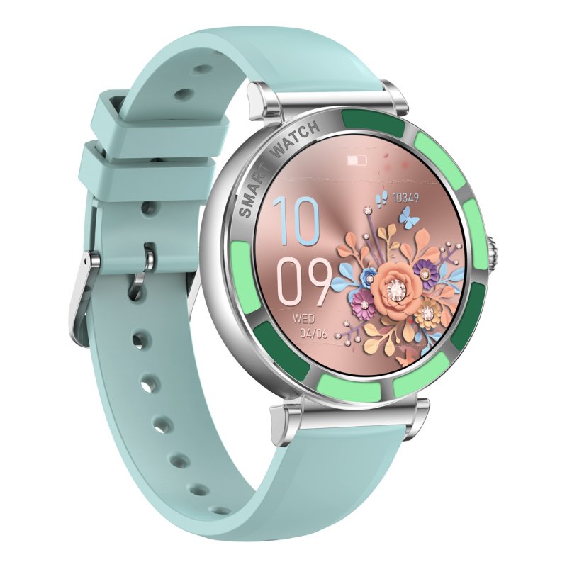 Trevi T-FIT 245 L 3.23 cm (1.27") IPS 41 mm Digital Touchscreen Green, Metallic