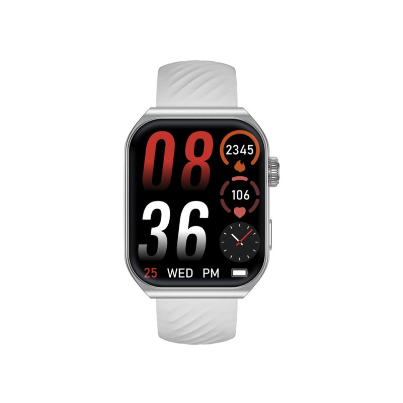 Trevi SMARTWATCH WITH CALL FUNCTION CURVED AMOLED DISPLAY ALWAYS ON T-FIT 400 C SILVER
