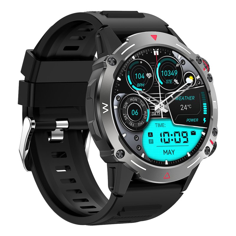 Trevi T-FIT 510 A 3.63 cm (1.43") AMOLED Digital 466 x 466 pixels Touchscreen Black