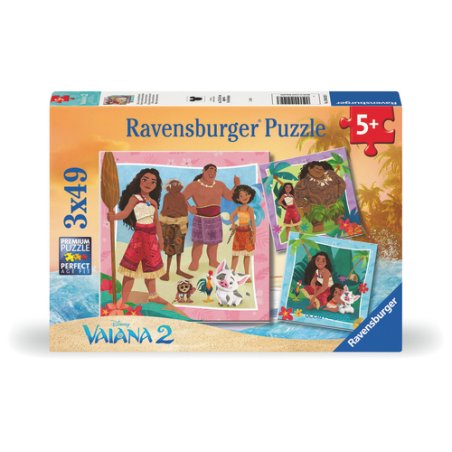 Ravensburger - Disney Vaiana 2 3x49p - (12004102)