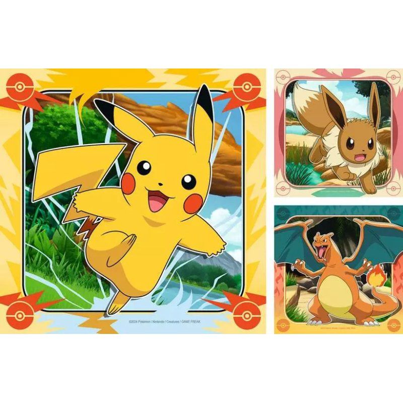 Ravensburger - Pokémon 3x49p - (12004062)