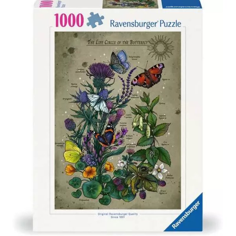 Ravensburger - Lifecircle Butterfly - 1000p (12001435)