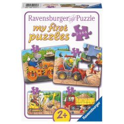 Ravensburger - Construction Site Animals - 2/4/6/8p (10105717)