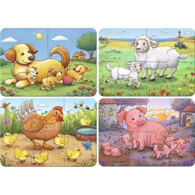 Ravensburger 12.004.041 puzzle Jeu de puzzle 2 pièce(s) Animaux