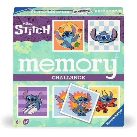 Ravensburger - Disney Stitch Challenge memory 64 Cards - (10624697)