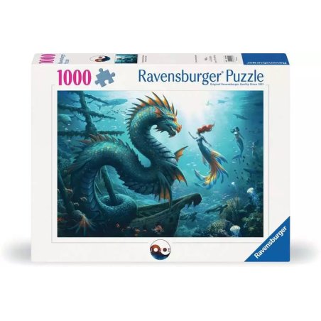 Ravensburger - Enchanted Depths Dragon Mermaid - 1000p (12001434)