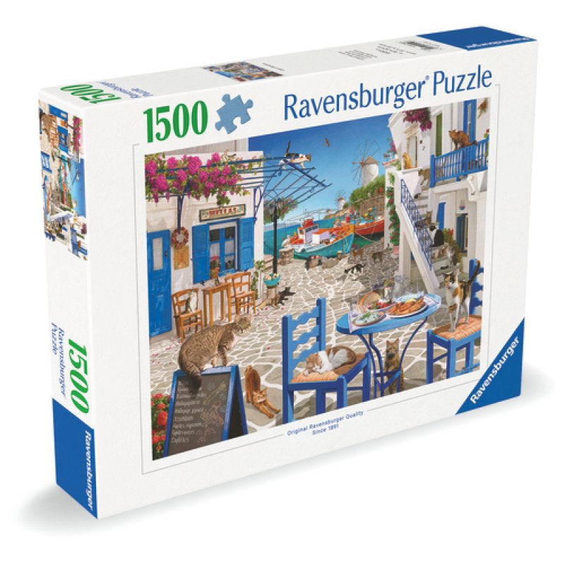 Ravensburger - Cats Of Mykonos - 1500p (12001450)