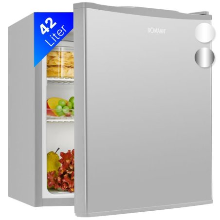 Bomann KB 7346 réfrigérateur Comptoir 42 L E Acier inoxydable