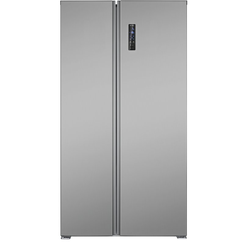 Bomann Kombi SBS frigo américain Pose libre 442 L E Acier inoxydable