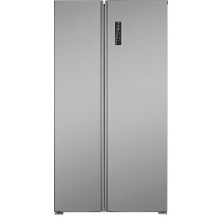 Bomann Kombi SBS frigo américain Pose libre 442 L E Acier inoxydable