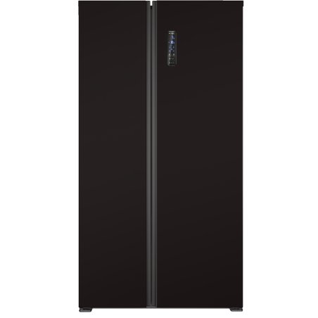 Bomann Kombi SBS side-by-side refrigerator Freestanding 442 L E Black