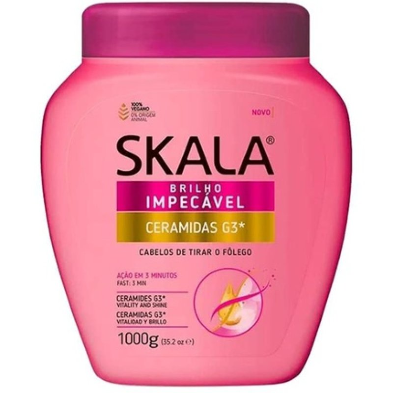 Creme De Tratamento Ceramidas Brilho Impecável Skala 1kg