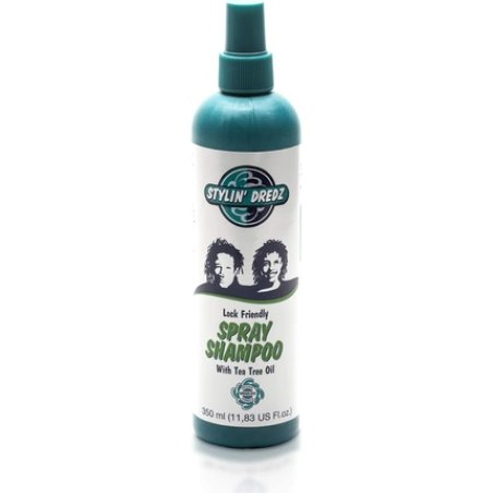 Stylin' Dredz Spray Shampoo Dreadlock Shampoo Residue Free with Tea Tree Oil 350ml