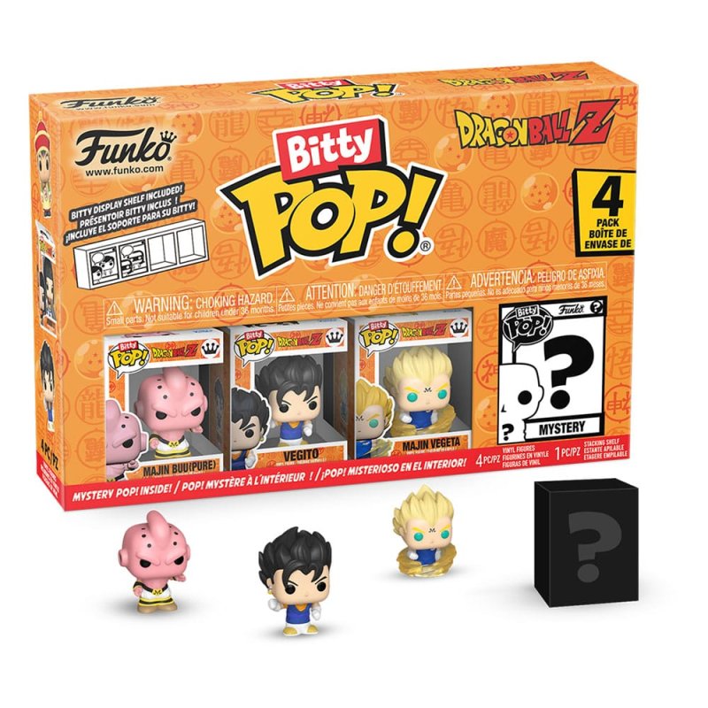 Dragon Ball pack 4 figurines Bitty POP! Vinyl Gohan 2,5 cm