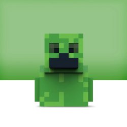 Numskull - Mini TUBBZ Canard de bain - Minecraft - Creeper (Édition baignoire) - 8cm