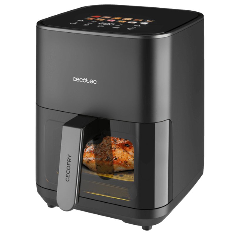 Cecotec Cecofry&Grill Duoheat 4000 Unique 4 L Autonome 1900 W Friteuse d’air chaud Noir