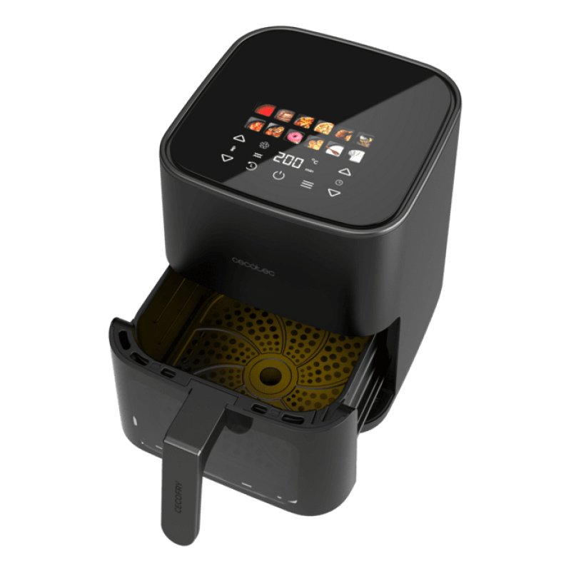 Cecotec Cecofry&Grill Duoheat 4000 Unique 4 L Autonome 1900 W Friteuse d’air chaud Noir