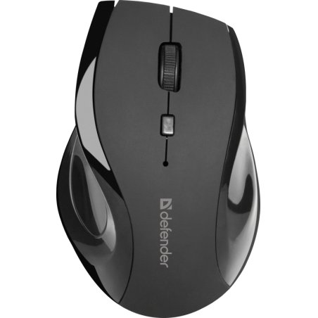 MOUSE DEFENDER ACCURA MM-295 RF BLACK OPTICAL 1600DPI 6P